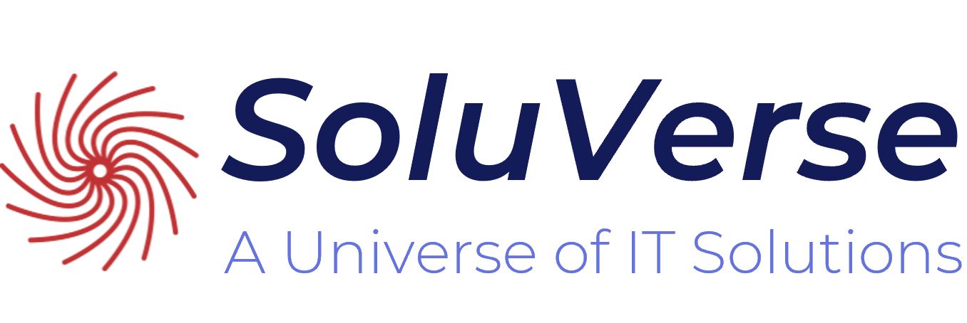 SoluVerse Logo - A Universe of IT Solutions - Coaching, Consultance & Training